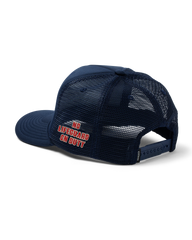 Dive Inn Foam Trucker Hat in Navy
