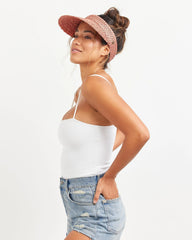 Capri Visor in Rose