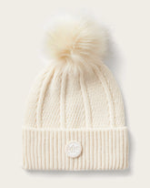 Baby Willow Pom Beanie in Chalk