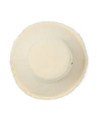Ibiza Wide Brim Bucket in Seedpearl
