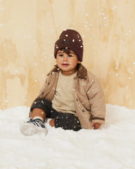 Kids Beacon Beanie in Mocha