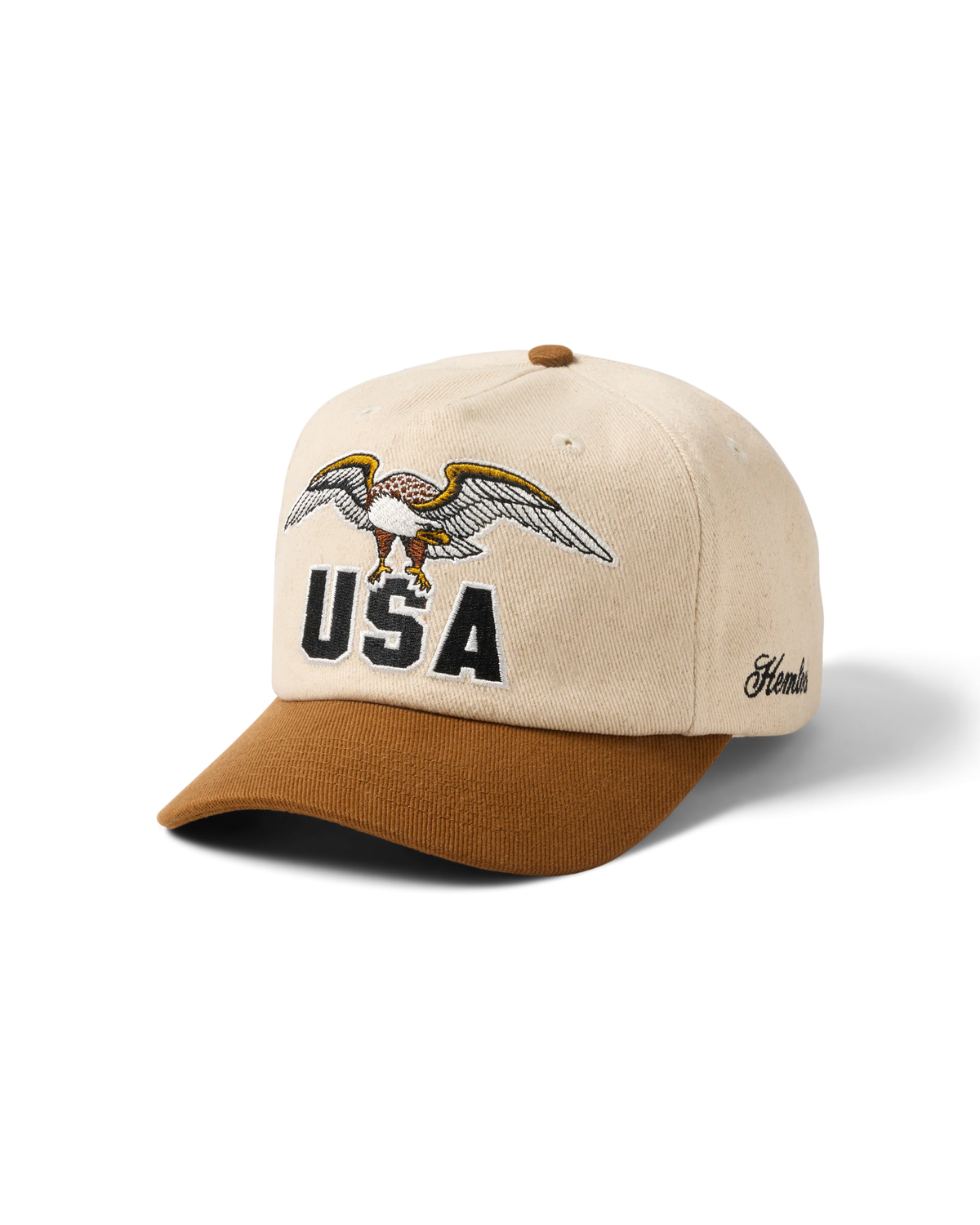 USA Baseball Hat Brown