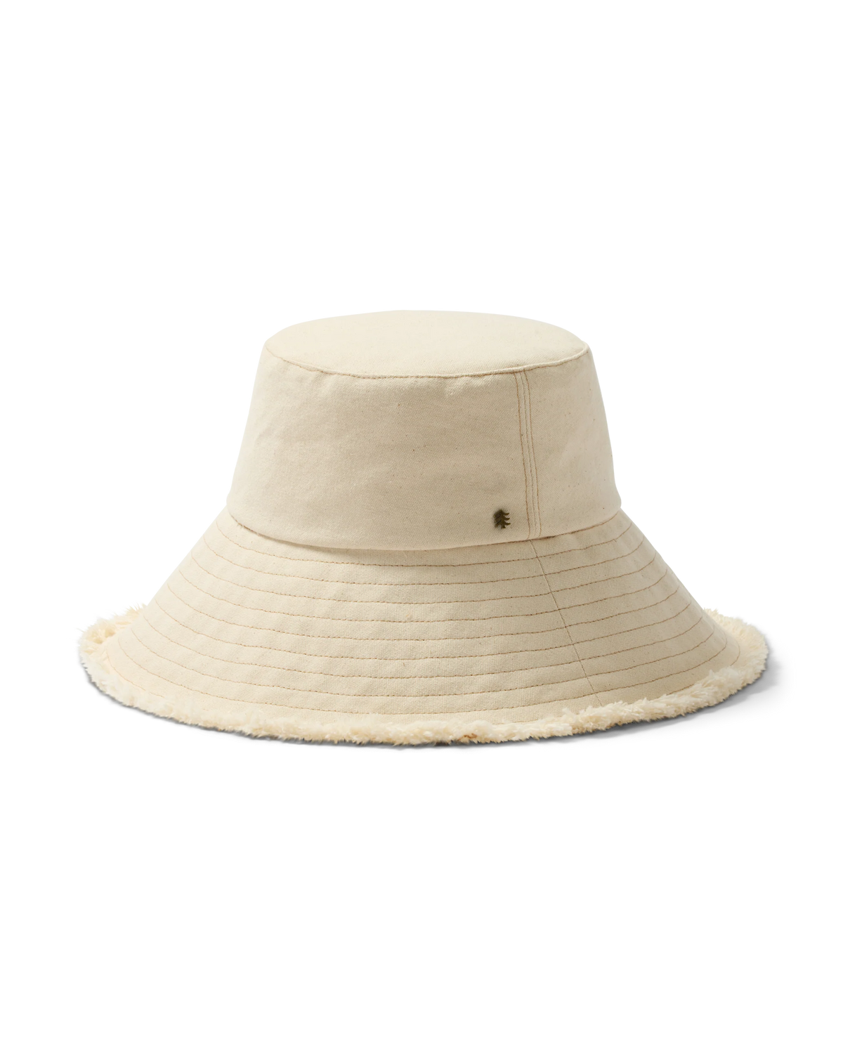 Ibiza Wide Brim Bucket in Seedpearl